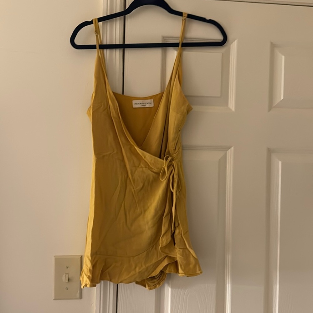 Victoria and Sophia yellow ROMPER